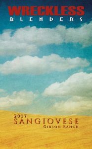 2017 Sangiovese from Wreckless Blenders