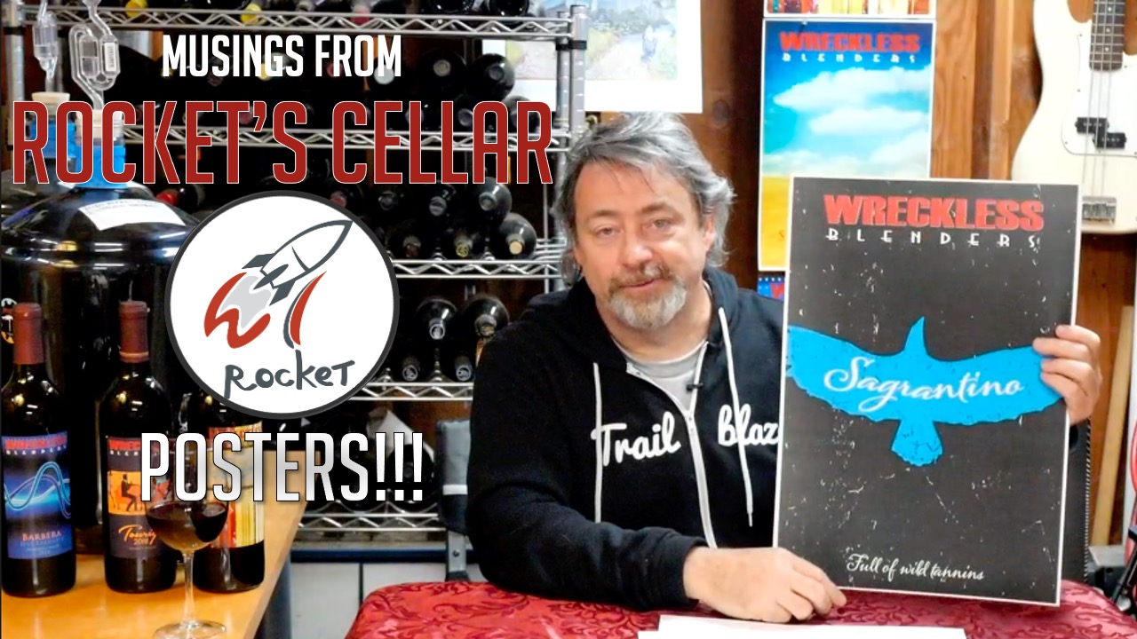 Wreckless Blenders Musings from Rocket's Cellar - Posters!